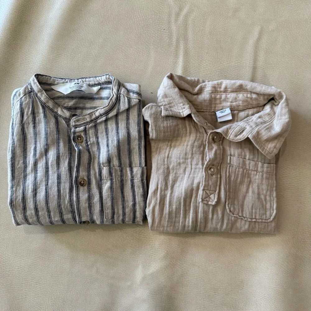 Bundle of boy neutral H&M and old navy shirts